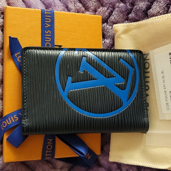 Louis Vuitton Epi Leather Pocket Organizer Men Wallet Giant LV by Virgil Abloh - Picture 3 of 9